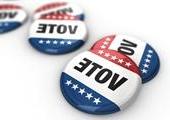 botones de elección que dicen "votar"